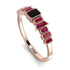 Emerald Black Diamond Mix Band - Valerie No. 53 image 1
