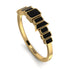 Emerald Black Diamond Mix Band - Valerie No. 37 image 1