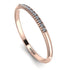 Half Eternity Band With Diamond - Ayla No. 2 image 1