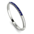 Half Eternity Band With Sapphire - Ayla No. 15 image 1