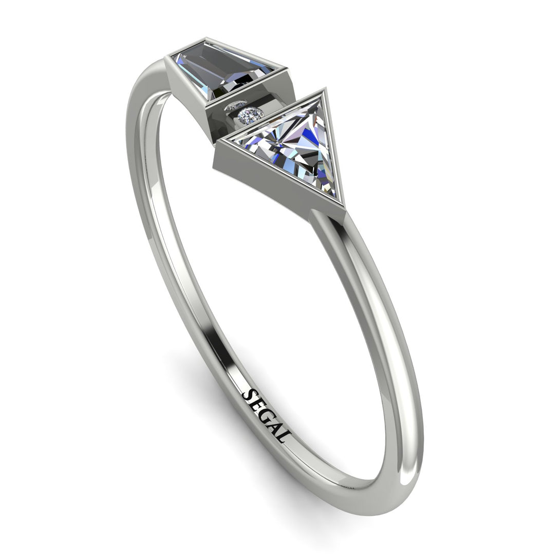 Geometrical Arrow Diamond Ring - Gracie No. 3