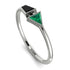 Geometrical Arrow Black Diamond Ring - Gracie No. 36 image 1