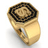 Personalized Signature Black Diamond Ring - Emersyn No. 7 image 1