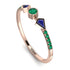 Minimalist Geometric Emerald Ring - Kimberly No. 29 image 1