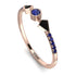 Minimalist Geometric Sapphire Ring - Kimberly No. 68 image 1