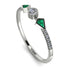 Minimalist Geometric Diamond Ring - Kimberly No. 6 image 1