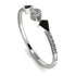 Minimalist Geometric Diamond Ring - Kimberly No. 9 image 1