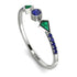 Minimalist Geometric Sapphire Ring - Kimberly No. 66 image 1