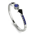 Minimalist Geometric Sapphire Ring - Kimberly No. 69 image 1