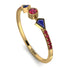 Minimalist Geometric Ruby Ring - Kimberly No. 58 image 1