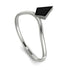 Kite Stepcut Black Diamond Ring - Leila No. 9 image 1