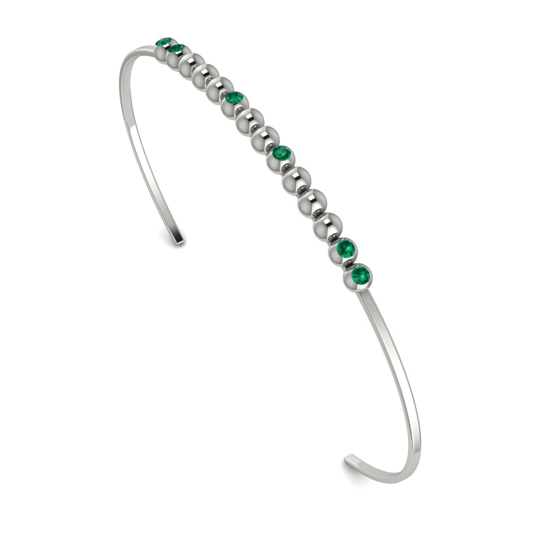 Geometric Emerald Braclet - Kori No. 6