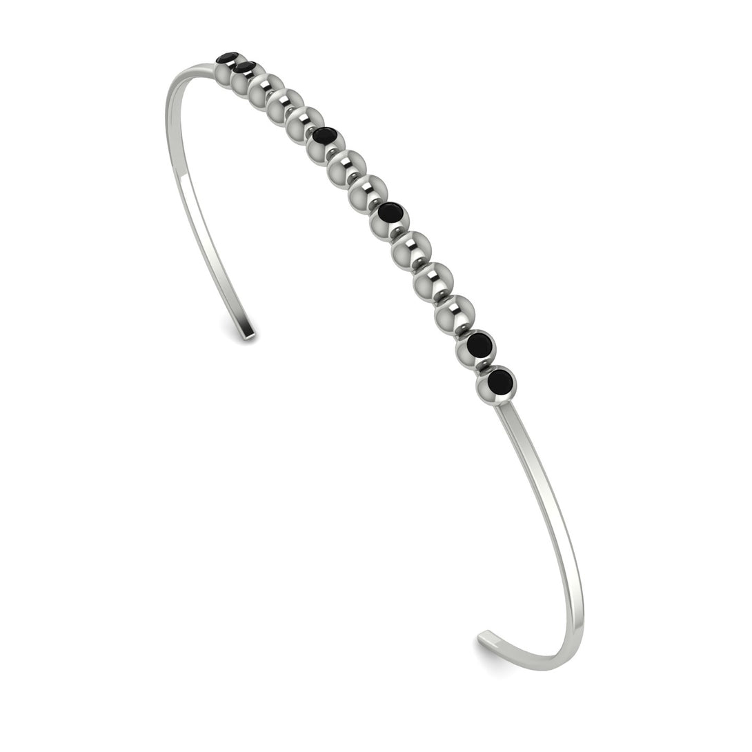 Geometric Black Diamond Bracelet - Kori No. 9