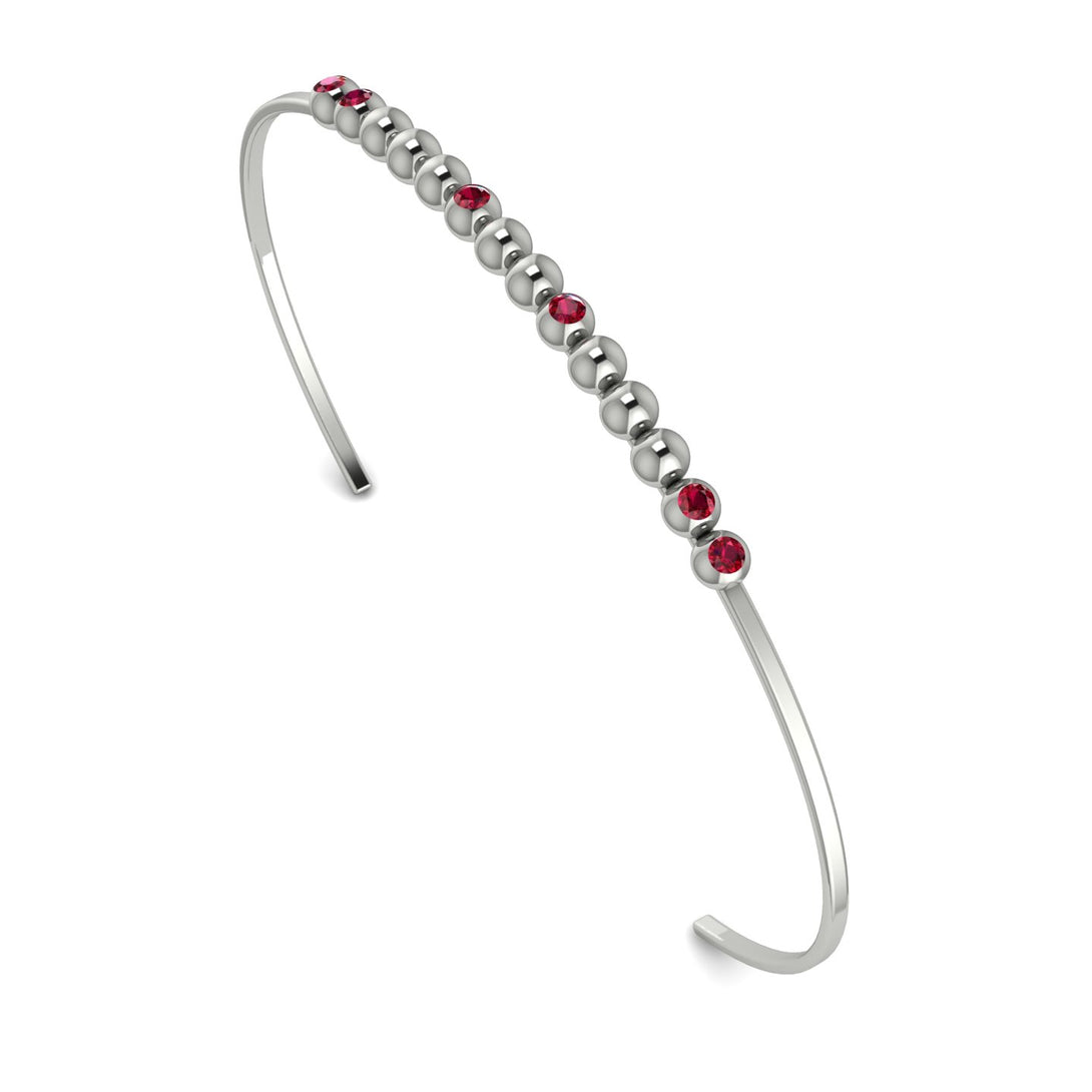 Geometric Ruby Braclet - Kori No. 12
