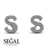 Personalised Initial Diamond Earrings - Gloria No. 3 image 6
