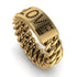 Personalized Black Diamond Chain Ring - Lucia No. 7 image 2