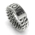 Personalized Black Diamond Chain Ring - Lucia No. 9 image 2