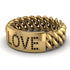 Personalized Black Diamond Chain Ring - Lucia No. 7 image 3