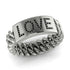 Personalized Black Diamond Chain Ring - Lucia No. 9 image 5