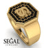Personalized Signature Black Diamond Ring - Emersyn No. 7 image 6