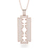 Razor Blade Men Diamond Pendant - Eric No. 2 image 1