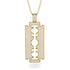 Razor Blade Men Diamond Pendant - Eric No. 1 image 1