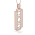 Razor Blade Men Diamond Pendant - Eric No. 2 image 2