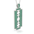Razor Blade Men Emerald Pendant - Eric No. 6 image 2