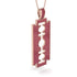 Razor Blade Men Ruby Pendant - Eric No. 11 image 2