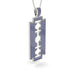 Razor Blade Men Sapphire Pendant - Eric No. 15 image 2