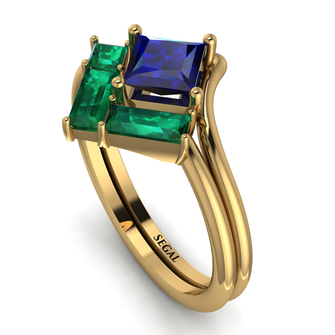 Stacking Princess Sapphire Ring - Elise No. 28