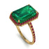 Emerald Cut Emerald Pave Engagement Ring - Nancy No. 49 image 1