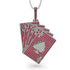 Royal Flush Poker Ruby Necklace - Jose No. 12 image 1