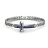 Sapphire Cross Men Chain Bracelet - Nicholas No. 15 image 3