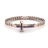Sapphire Cross Men Chain Bracelet - Nicholas No. 14 image 3