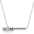 Short Line Diamond Necklace - Elsie No. 3 image 4