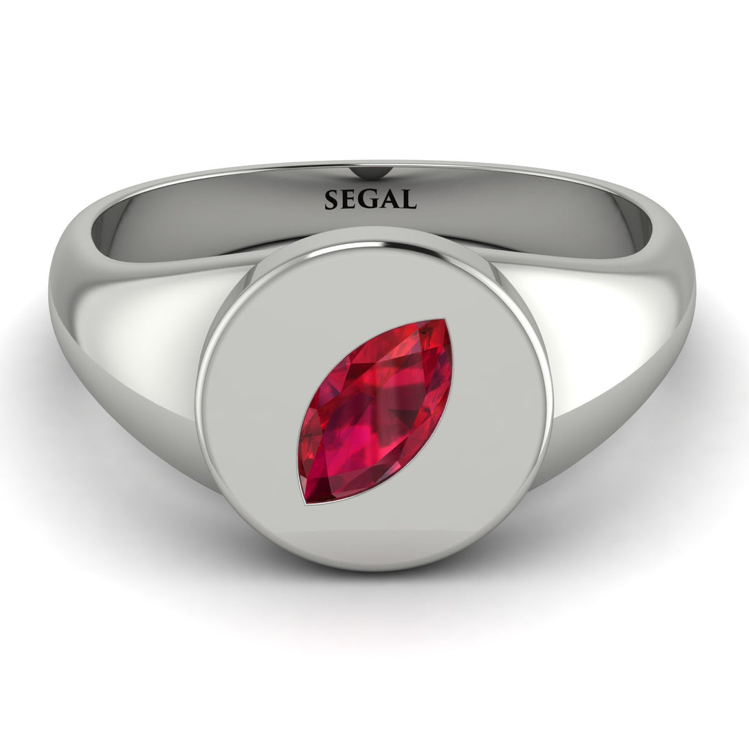 Signature Marquise Ruby Ring - Eloise No. 12