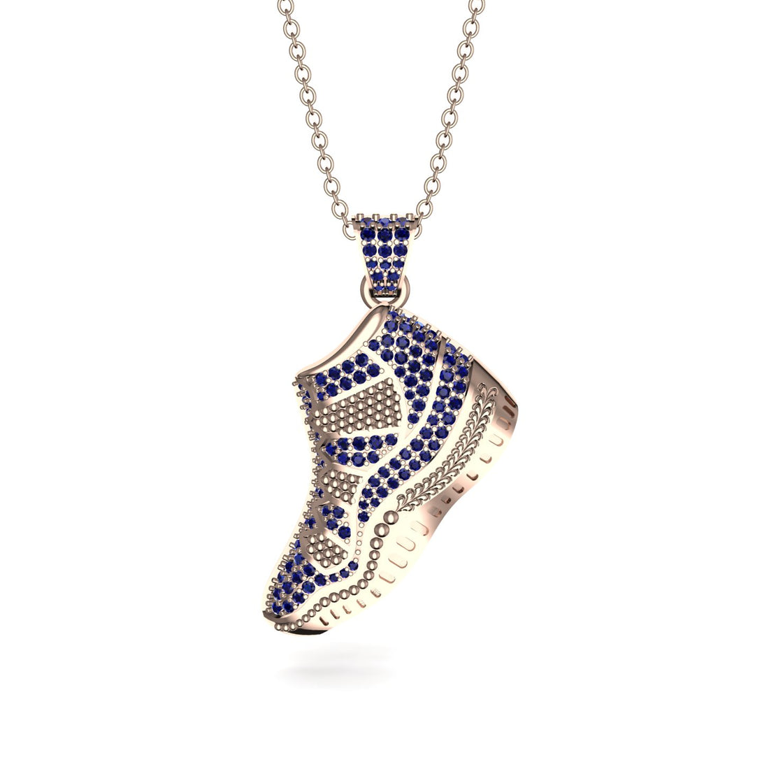 Sneaker Sport Sapphire Pendant - Justin No. 14