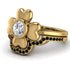 Solid Clower Flower Diamond Bridal Set - Christine No. 31 image 3