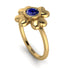 Solid Clower Flower Sapphire Engagement Ring - Christine No. 13 image 1