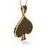 Spades Card Shape Black Diamond Pendant - Jerry No. 7 image 2