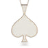 Spades Card Shape Diamond Pendant - Jerry No. 2 image 1