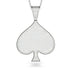 Spades Card Shape Diamond Pendant - Jerry No. 3 image 1