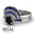 Stacking Black Diamond Bridal Set - Mckenzie No. 69 image 3
