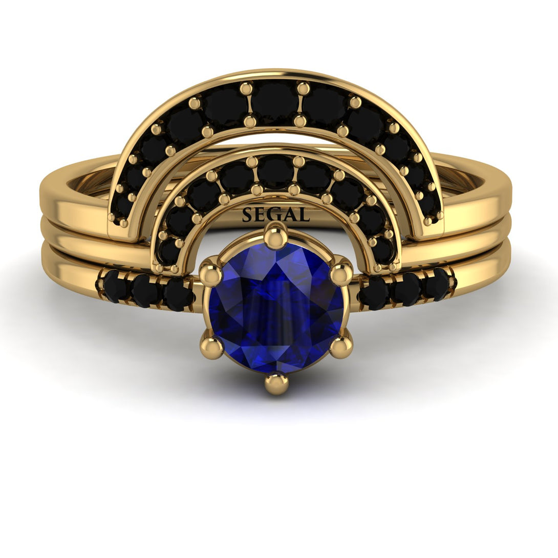 Stacking Sapphire Bridal Set - Mckenzie No. 43