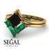 Stacking Princess Black Diamond Ring - Elise No. 22 image 3