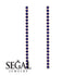 Stud Long Bezel Sapphire Earrings - Salma No. 14 image 2