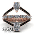 Symmetrical Twist Shank Pear Diamond Ring - Eliza No. 32 image 10