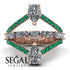 Symmetrical Twist Shank Pear Diamond Ring - Eliza No. 17 image 10