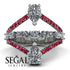 Symmetrical Twist Shank Pear Diamond Ring - Eliza No. 48 image 10